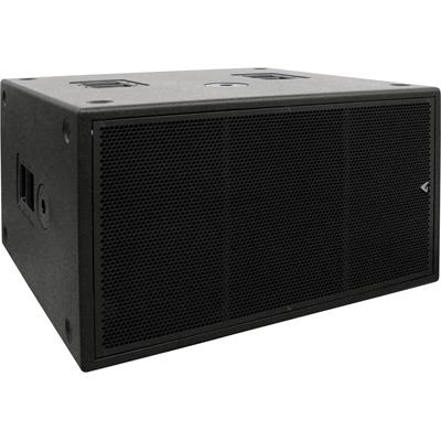 SUBWOOFER MANIFOLDED AMPLIFICADO COMPACTO 2 WOOFER 18"