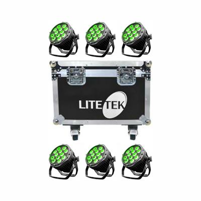 PAR LED DE 12 LEDS DE 10 WATTS RGBA