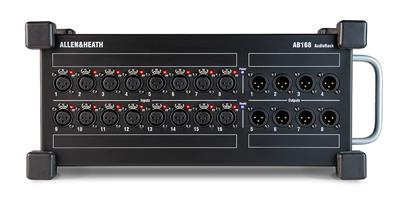16 entradas XLR / 8 salidas XLR - 48 kHz 
 

AB168 es un AudioRack remoto portátil de 48 kHz para usar con mezcladores Qu, Avantis y SQ, y con el procesador de matriz de audio AHM-64.