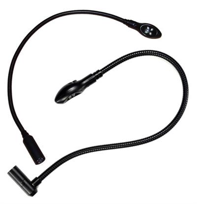 RESUMEN DE LEDLamp
LEDLamp es una lámpara de cuello de cisne de 18 ”de brillo variable para la iluminación de consolas de mezclas y otros equipos utilizando LED (diodos emisores de luz) en lugar de una bombilla de filamento. Los LED tienen un ángulo de 40 grados, lo que garantiza una dispersión de luz suficientemente amplia.