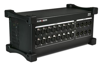 Expansor DX portátil de 96 kHz con 16 entradas XLR / 8 salidas XLR
 

El DX168 es un expansor portátil robusto de 96 kHz para agregar E / S remotas a un sistema dLive, Avantis o SQ, o al procesador de matriz de audio AHM-64.

Cada DX168 cuenta con 16 preamplificadores de micrófono con indicadores LED de alimentación fantasma independientes, además de 8 salidas de línea XLR.
