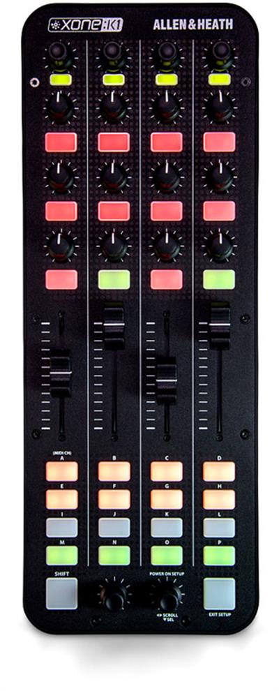 Introducción
Xone: K1 es un controlador MIDI de DJ compacto y delgado que le permite definir y personalizar su flujo de trabajo y experiencia de mezcla con el software de producción o DJ que elija. El: K1 se puede configurar fácilmente para un acceso rápido a los controles de nivel, activando hot cues, agregando FX y bucles instantáneos, lo que le permite concentrarse en la música, no en la pantalla del portátil.