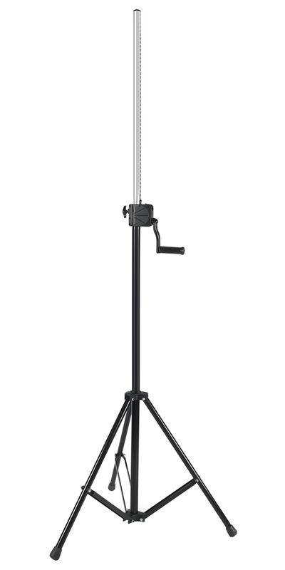 SOPORTE PARA BAFLE DE ACERO TUBULAR, ALTURA AJUSTABLE: 1850-3200MM