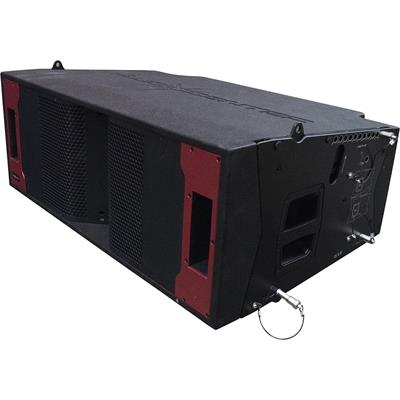 Altavoz activo de rango completo controlado por DSP, aplicación 3 gabinetes como mínimo, 16 gabinetes como máximo por matriz, respuesta de frecuencia: 55 Hz – 20 kHz, SPL máximo: 135 dB, driver Beyma LF/MF de ferrita personalizado, bobina móvil de 3", HF driver de neodimio BEYMA personalizado, salida de 1.4 ", bobina móvil de 2.84", ángulo de cobertura horizontal: 90°, ángulo de cobertura vertical: dependiendo de la cantidad de altavoces y curvatura del arreglo, amplificador Clase D, potencia 1600W