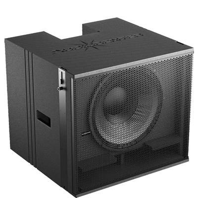Subwoofer Audiocenter. Modelo: K-LA815B. Subwoofer pasivo con un componente Beyma de 15” pulgadas. Respuesta de frecuencia 48 - 300 Hz. Poder (AES estandard) 700 W. Cobertura nominal: 100°×20°.