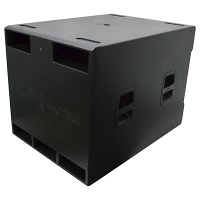Subwoofer activo de 18” para columna con DSP, respuesta de frecuencia: 40 Hz a 20 kHz, SPL máximo: 134 dB, ángulo de cobertura: 110° x 10°, amplificación clase D, potencia AES: 3600W, entrada de señal: 2 combo (Neutrik hembra XLR y Mono Jack