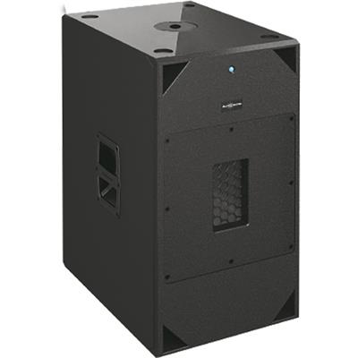 Columna activa del sistema L83, controlada por DSP, 2 altavoces AUDIOCENTER de ferrita de 12”, ángulo de cobertura: 110°H x 20°V, respuesta de frecuencia: 42 Hz - 20 kHz