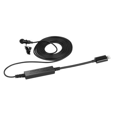 The ClipMic digital delivers professional-level recordings when on the go. When connected to a modern iOS device, it's easy to record interviews, presentations or performances. The Lavalier microphone enhances the sound quality by direct source pick-up. Unwanted background noise is reliably screened out. The external signal converter specially developed from the Apogee reference brand delivers a high-resolution signal, which is transmitted via the Lighting conductor to iPhone, iPad or iPod touch. 