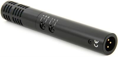 Micrófono condensador de alta gama para usos exigentes. Tiene excelentes propiedades sonoras para usos altamente sofisticados como guitarras acústicas, platillos, percusiones, micrófonos colgantes, orquestas, y pianos de cola.
