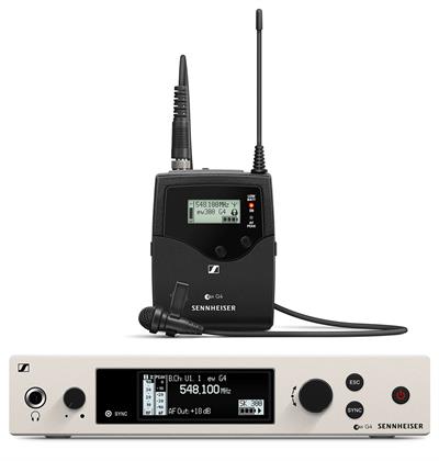Best choice for your business, top of the class in education. The G4 300 Series uses the power of an increased switching bandwidth of up to 88 MHz. New frequency ranges allow to operate multi-channel setups with dozens of channels while securing reliable operation - despite digital dividend.
The powerful clip-on mic package. Easy to operate, reliable while transmitting – G4 does the job. The 300 series lavalier mic set ensures hands-free operation even during the longest congress or lecture. Remote mute switch available for the bodypack transmitter.