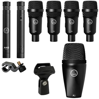 KIT DE MICRÓFONOS PARA BATERÍA 7 PIEZAS 