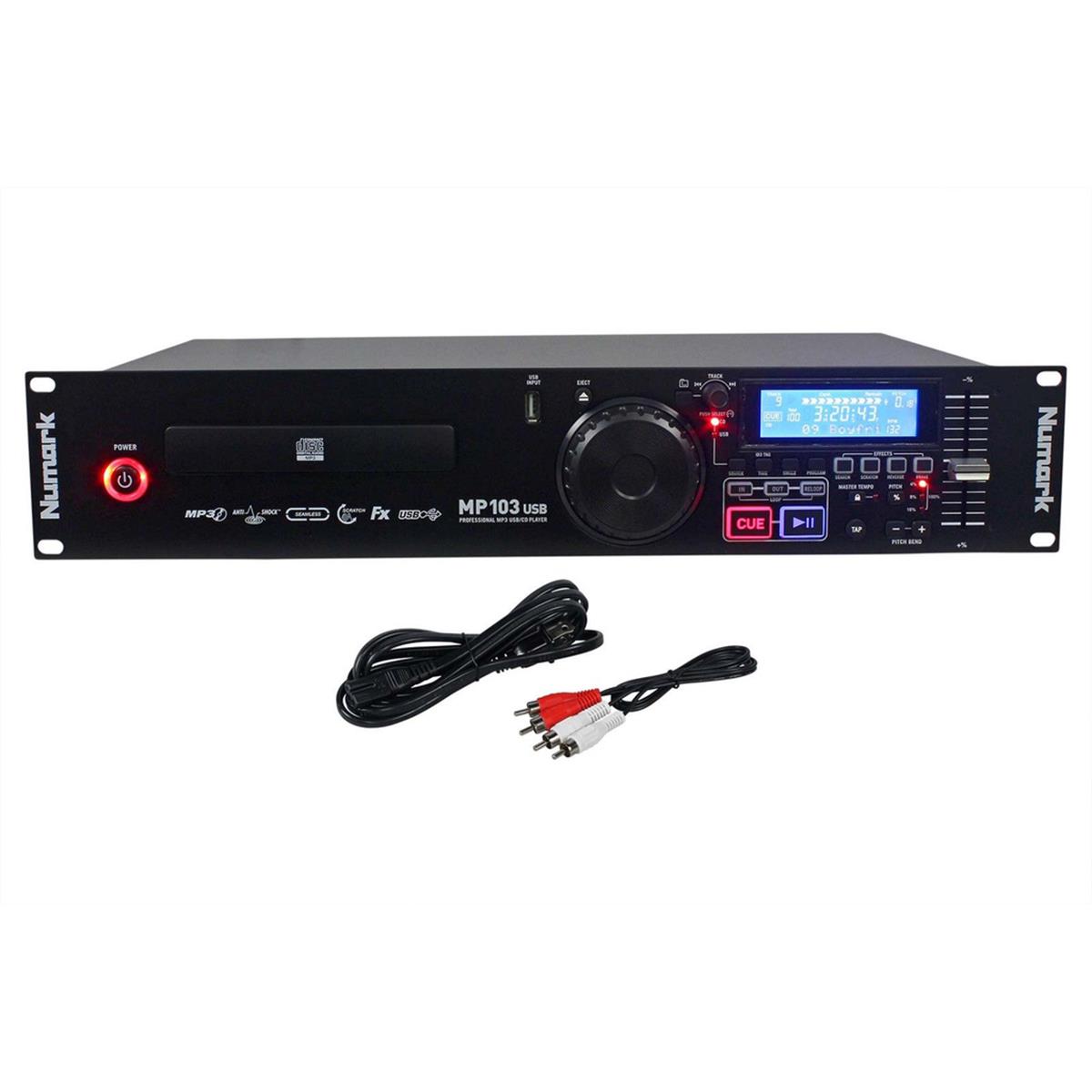 Numark's Pro CD + USB Player with Pitch Control. A perfect CD Player for gyms!