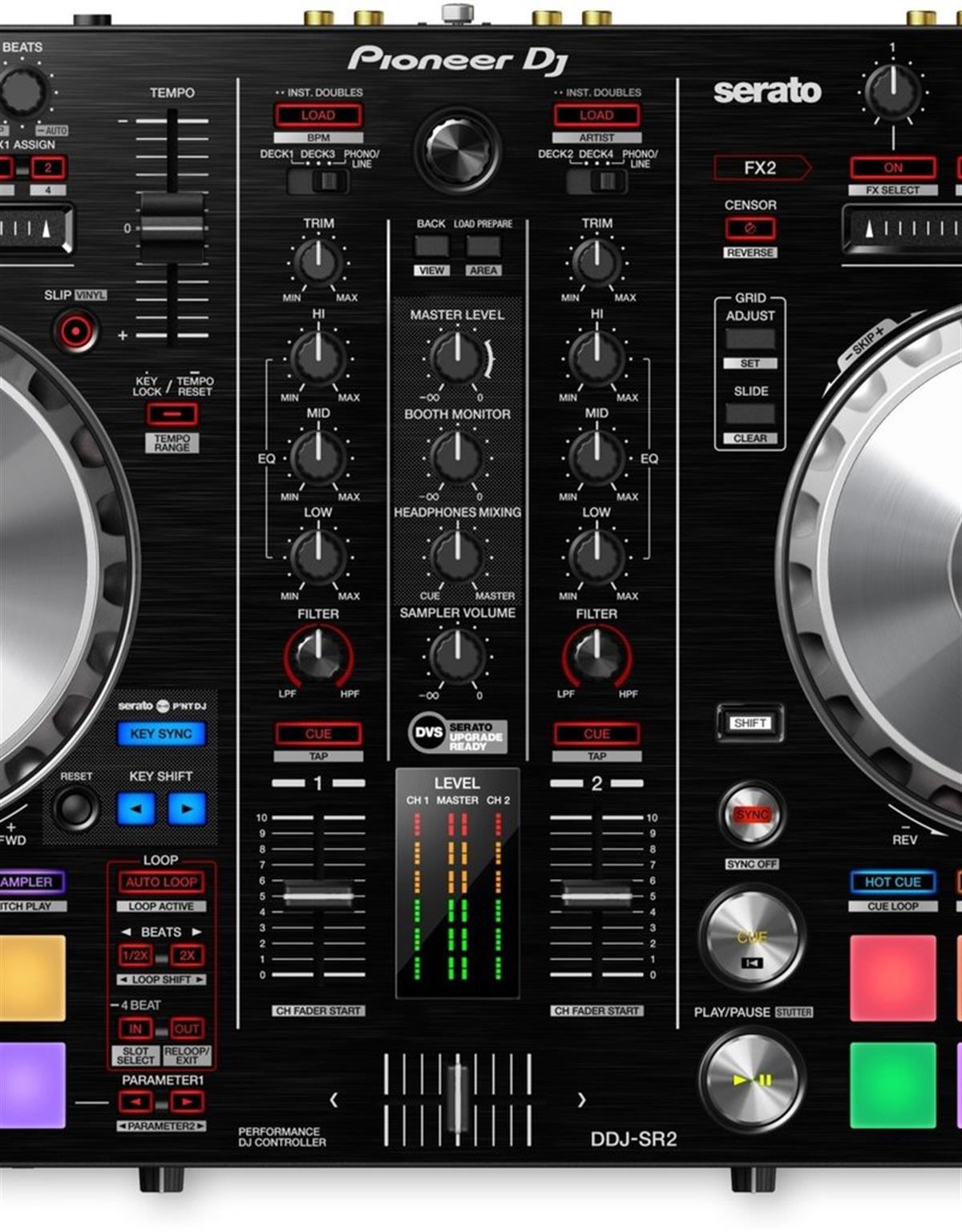 DDJ-SR2 PORTABLE 2-CHANNEL CONTROLLER FOR SERATO DJ PRO - PIONEER DJ
