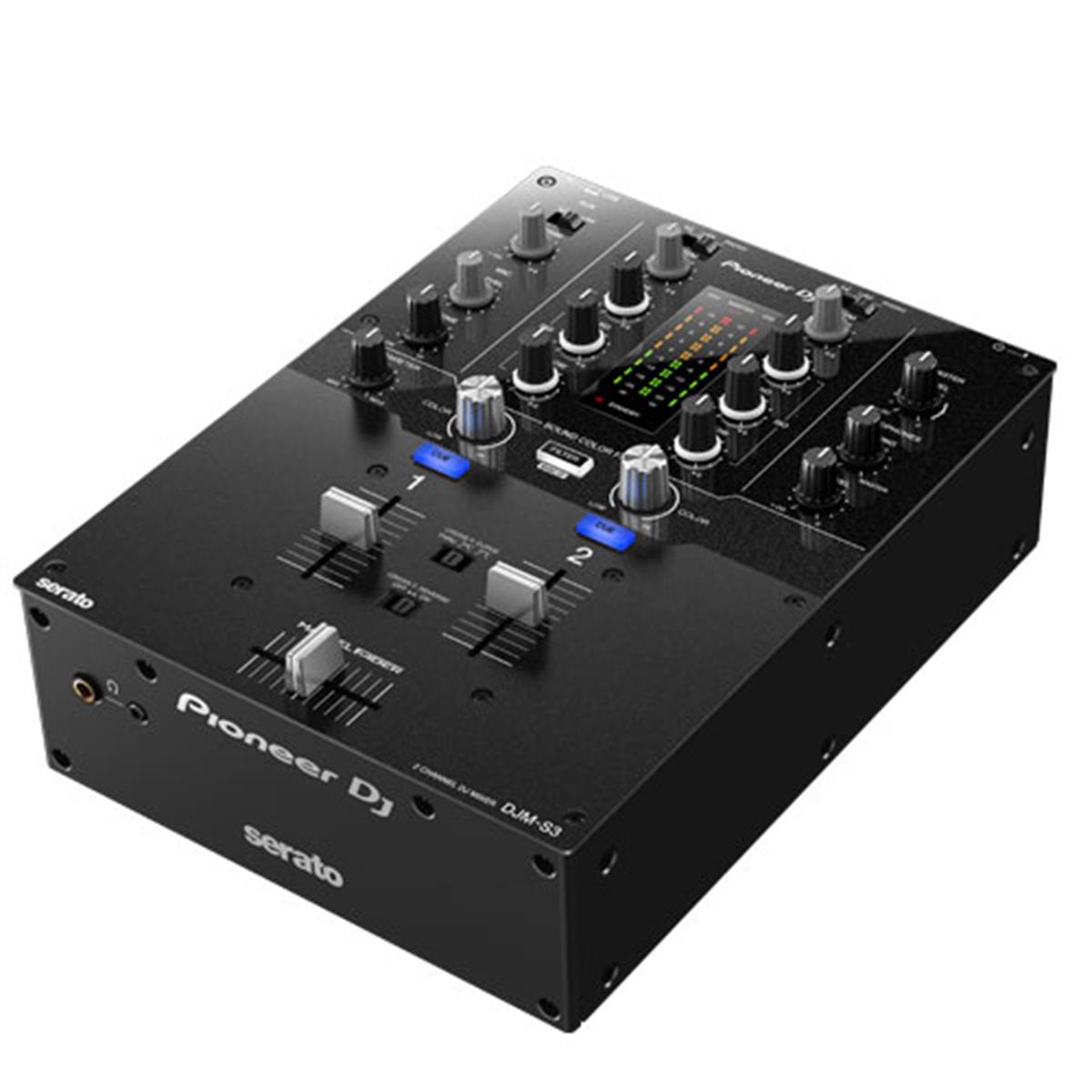 PIONEER DJM-S3 BATTLE/SCRATCH MIXER + SERATO DJ PRO & DVS SOFTWARE