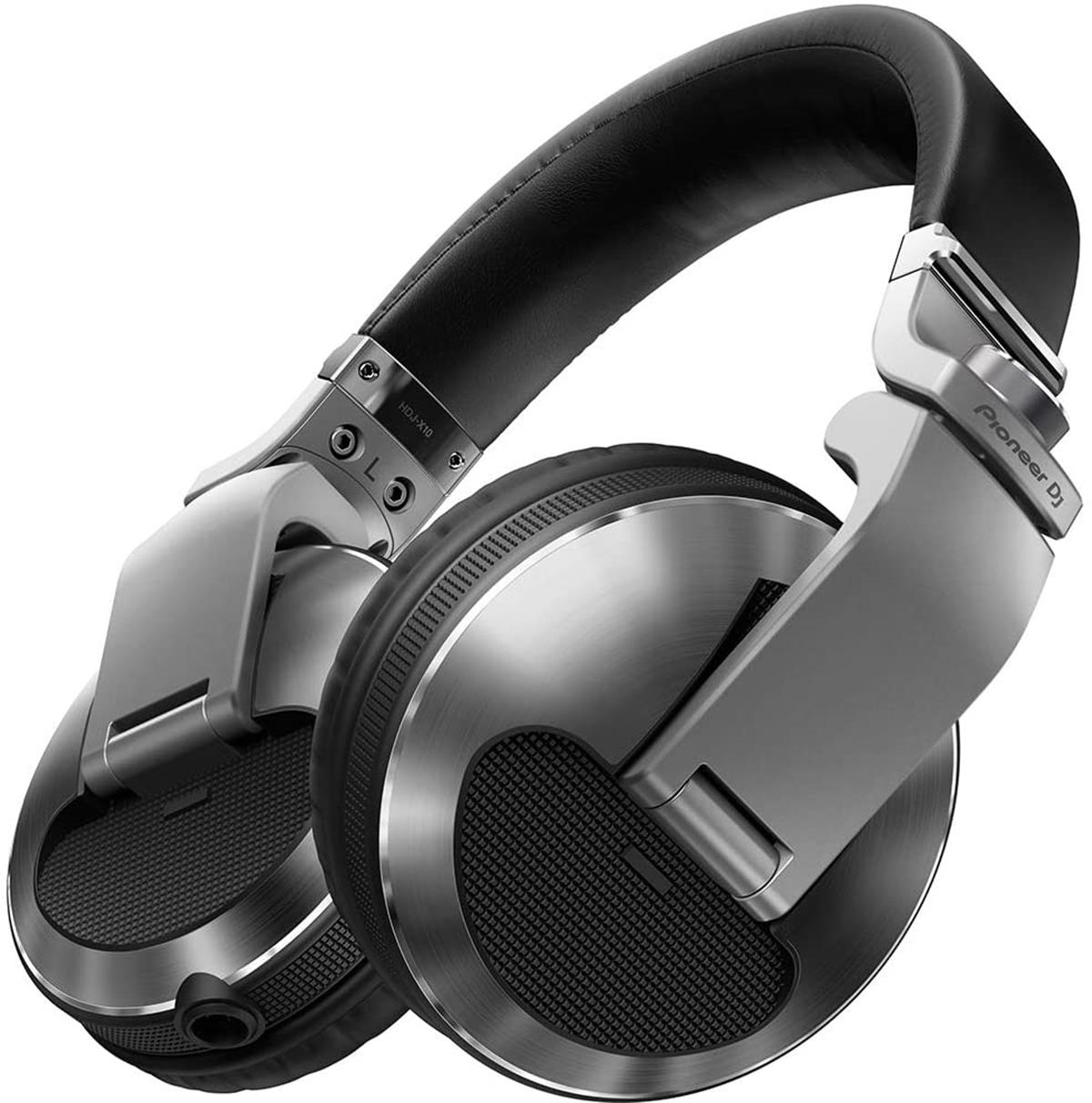 PionEER HDJ-X10-S - Auriculares profesionales para DJ, color plateado (HDJX10S)