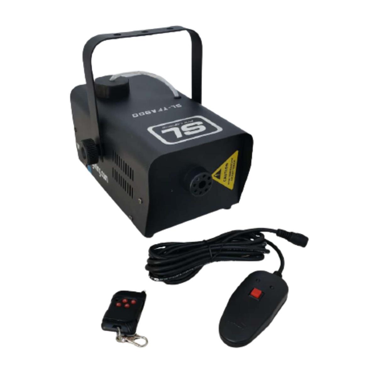 Maquina de humo 900w, control manual e inalámbrico