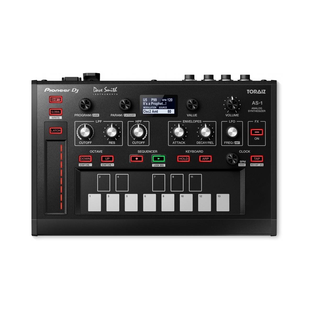 Sintetizador Pioneer | Analogo | Monofonico | Diseño Dave Smith | Secuencer | TAS-1