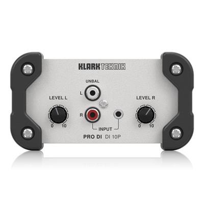 Caja DI pasiva con entrada estéreo y salida overol suma
Transformador MIDAS personalizado para mayor integridad de la señal
El diseño de alta capacidad ofrece una calidad de sonido superior.
El diseño pasivo no requiere fuente de alimentación
Entrada estéreo en conectores TRS y RCA de 1/8"