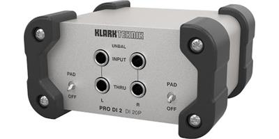 Basándose en el legado KLARK TEKNIK de alta calidad directa de dispositivos de inyección, el DI 20P PRO ofrece el mismo espacio libre, respuesta dinámica y claridad sonora. DI 20P es
ideal para la transducción de teclados estéreo, samplers y otros instrumentos musicales electrónicos para consolas de mezclas