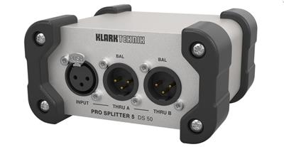Aprovechando el legado histórico de KLARK TEKNIK de la más alta calidad de dispositivos de procesamiento, el DS 50 PRO SPLITTER 5 ofrece el mismo alto margen de maniobra, respuesta dinámica y claridad sonora que espera. DS 50 es ideal para enrutar señales XLR balanceadas a hasta 5 destinos, incluyendo consolas FOH y de monitor, altavoces activos de monitor, mezcladores de transmisión y más. Es un dispositivo pasivo.