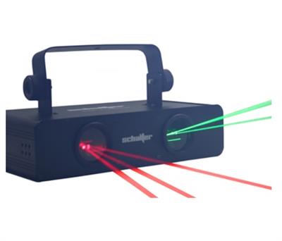 Laser Doble Rojo 100mw + Verde 50mw Micro Rayo Dmx