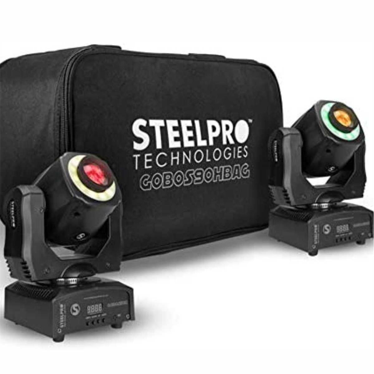 Bag con 2 Cabezas Móvil LED SPOT, 90 Watts con 
ARO SMD.