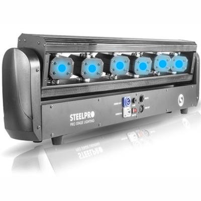  BARRA MOVIL LASER, 6pcs LASER AZUL 500mW