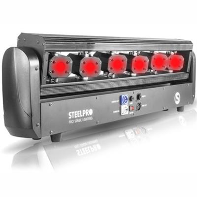 BARRA MOVIL LASER, 8pcs LASER Rojo 500mW.