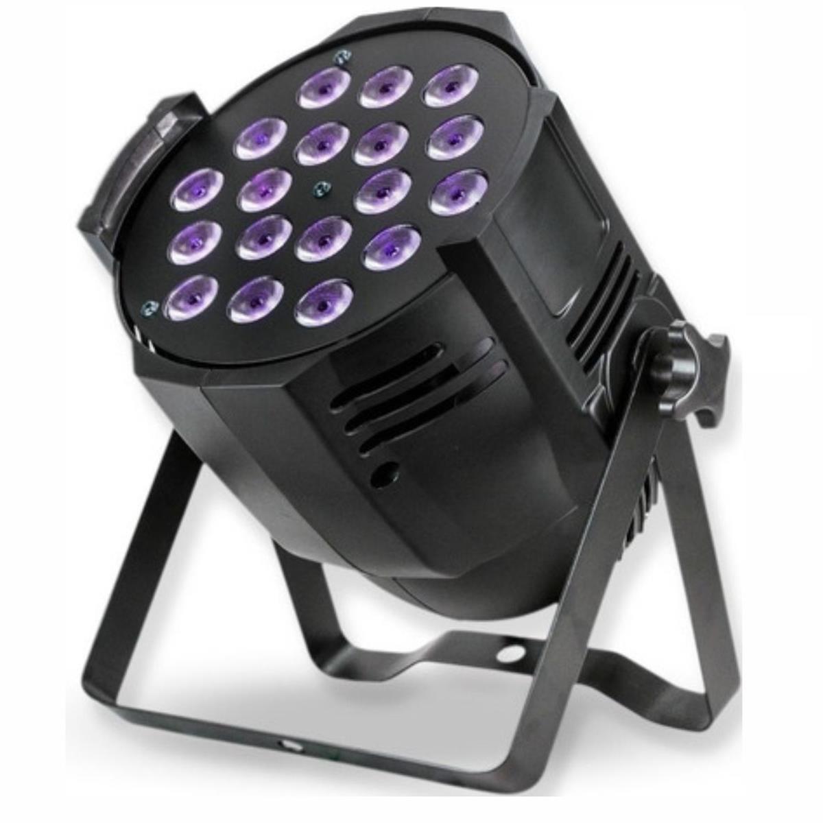  CAÑON LED Wash, 18Leds X 15Watts RGB+UV 
4en1.