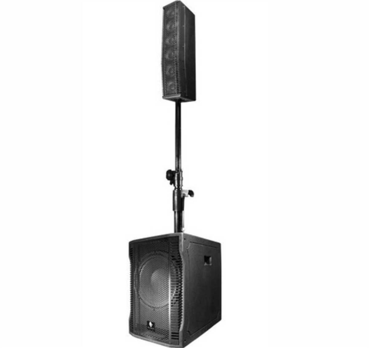 SISTEMA DE AUDIO, SUB WOFER DE 12", 1 
SATELITE CON 6 DRIVERS DE 2.5",