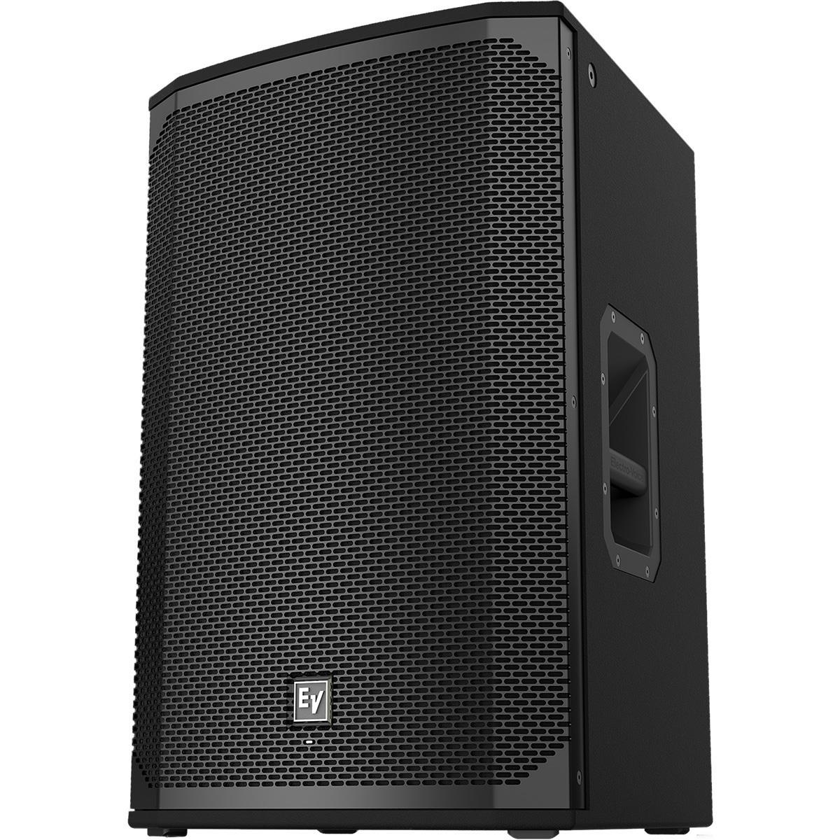Bafle pasivo de 15", serie EKX, potencia: continua: 400W, pico: 1600W, impedancia: 8 ohms, transductores diseñados y desarrollados por EV, transductores de señal sincronizada patentados (SST) diseño de guía de onda que ofrece precisión y cobertura constante, patas de goma, sensibilidad: 96 dB, SPL máximo: 132 dB, respuesta de frecuencia (-3 dB): 75 Hz - 18 kHz, (-10 dB): 50 Hz - 20 kHz, cobertura:90° x 60°, transductor LF: EVS-15M de 15", transductor HF: driver de compresiónde titanio de 1" pulgada DH-1M, conector dual NL4, gabinete de madera contrachapada de 15 mm con recubrimiento EVCoat, rejilla de acero calibre 18 con pinturaen polvo, dimensiones: altura: 685 mm, ancho: 432 mm, profundidad: 429 mm, peso:23.2 kg.