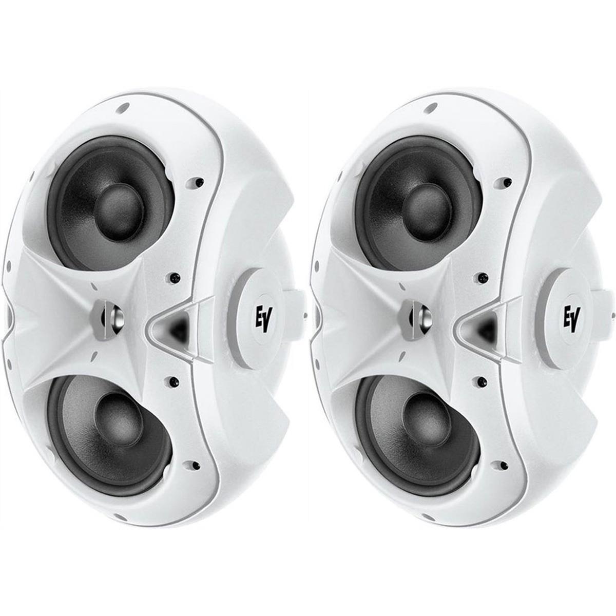 Par de bafles pasivos Electro Voice de la serie EVID, 2 vías, 2 bocinas de 3.5" pulgadas, driver de 0.75" pulgadas, respuesta de frecuencia: 85 Hz - 20 kHz, sensibilidad: 87 dB, potencia: 75 watts, impedancia: 8 ohms, cobertura: 140 x 100, peso: 1.5 kg.