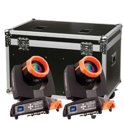 CABEZA BEAM 230W 7R ARCOIRIS CASE C/2 PZ