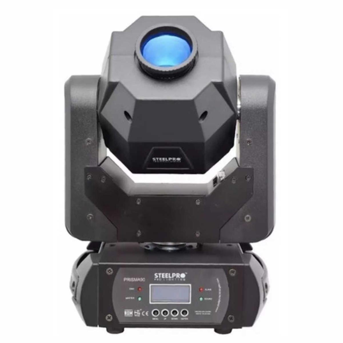 Cabeza Móvil LED SPOT + PRISMA de 3 Elementos, 
90 Watts.