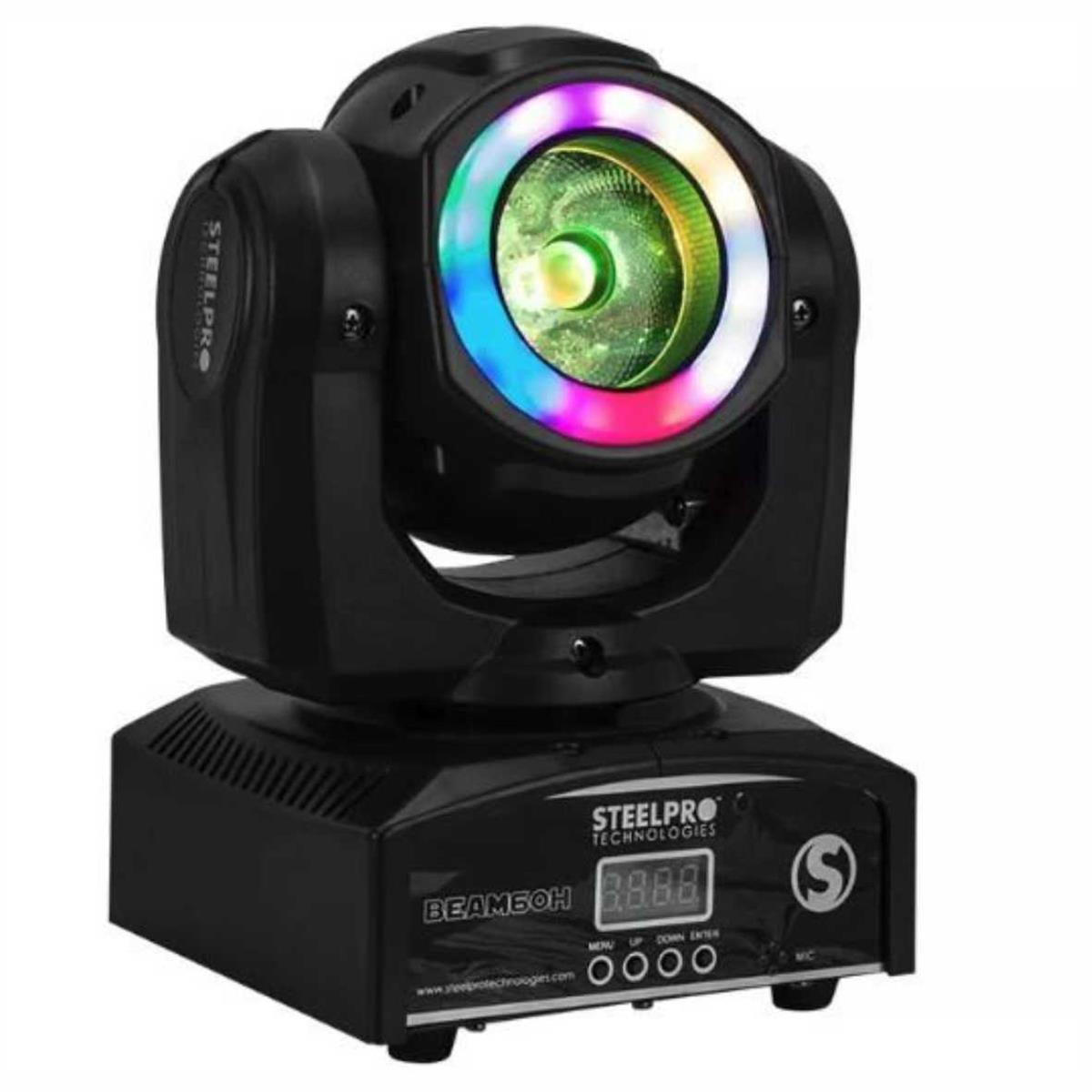 Cabeza Móvil LED BEAM, 60 Watts RGBW 4en1 con 
ARO SMD.