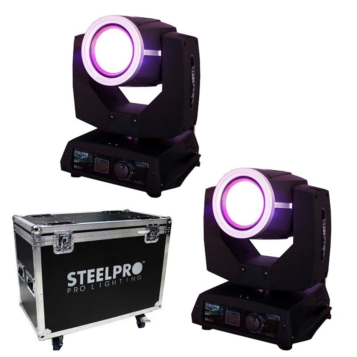 Case con 2 Cabezas Movil BEAM Profecionales 
(Doble prisma, Efec Arcoiris, Gobos Dicroicos), 
230Watts ALTA POTENCIA