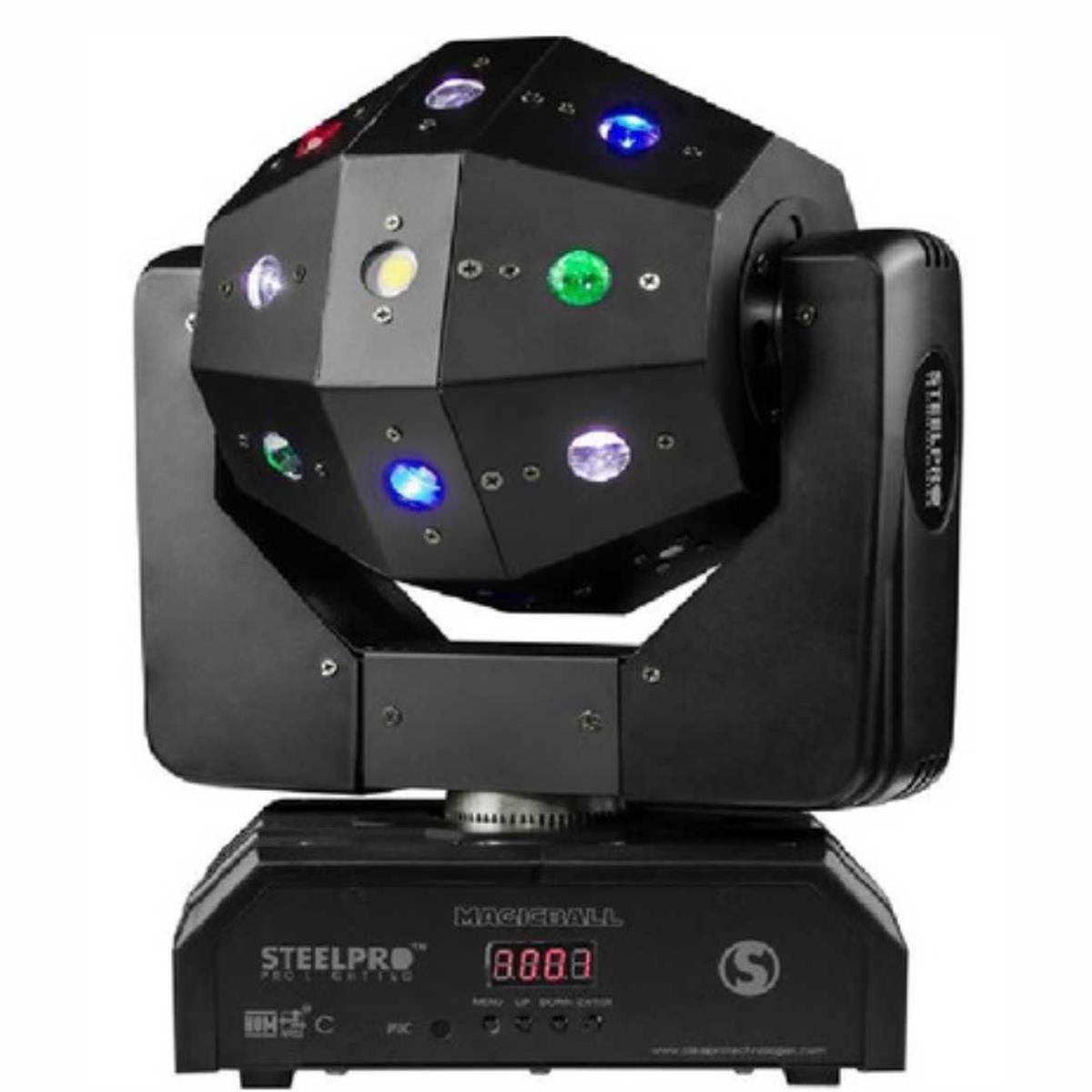  Cabeza Móvil LED "FX" (Laser, Estrobo, Tipo Beam
