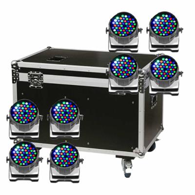 PAR INTERIOR  DE 54 LEDS 
DE 3 W RGBW C/ CASE 8 PZ
PERFETTI
