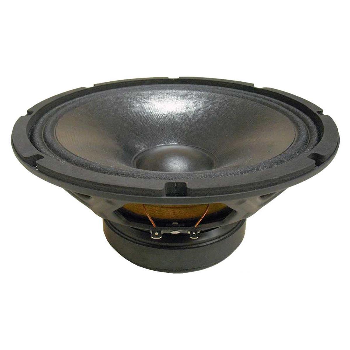 Altavoz de 10" pulgadas ideal para una amplia gama de aplicaciones de frecuencias bajas y medias bajas, imán de ferrita, potencia: 600 watts a 8 ohms, rango de frecuencias: 55 - 4,000 Hz, bobina móvil: 2" pulgadas, sensibilidad: 95 dB, marco optimizado de acero prensado, circuito magnético cerámico optimizado FEA, diseñado con tecnología MMSS para un alto control, linealidad y muy baja distorsión, tratamiento con cono impermeable a ambos lados del cono, respuesta lineal y muy baja distorsión armónica, peso: 3.9 kg.