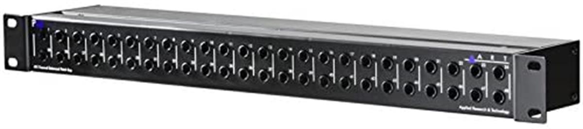 El ART P48 es un patchbay simétrico de 48 puntos para una conectividad optimizada en cualquier estudio o rack de megafonía en directo. Cada par de E/S con conector hembra de 6,3 mm balanceado puede configurarse como normalizado o medio normalizado.

Características: Jack balanceado de 6,3 mm I/Os CMRR: Mejor que -90 dB Aislamiento de canal: Mejor que -80 dB.