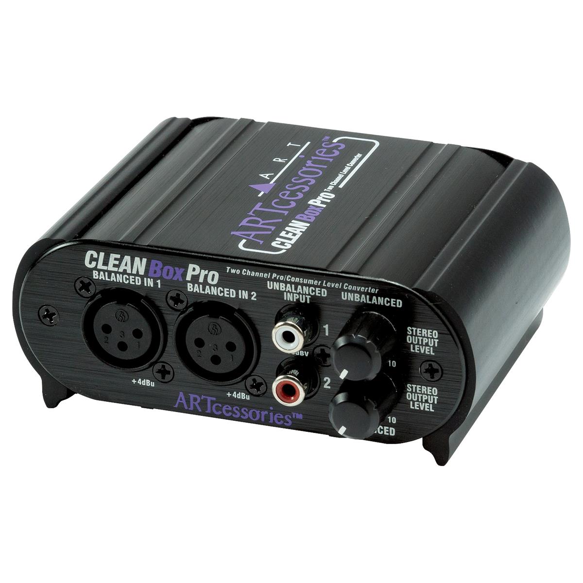Convertidor de audio, conectores XLR para entradas y salidas balanceadas, jacks RCA phono y mini phone 1/8" para entradas y salidas desbalanceadas, control de nivel de salida estéreo desbalanceado, control de nivel de salida estéreo balanceado, carcasa de aluminio extruido resistente, switch On/Off iluminado, incluye fuente de alimentación externa para funcionar con red AC, circuito de bajo ruido y baja distorsión, se puede utilizar en estudios de grabación caseros o profesionales, sonido en vivo, PA e instalaciones permanentes, DJ, AV y alta fidelidad, podcasting y broadcasting.