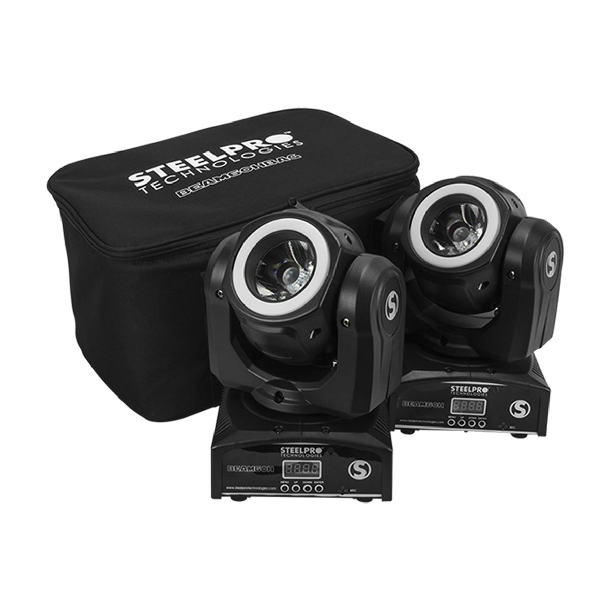 BAG CON DOS CABEZAS MÓVILES LED BEAM, 60W 4EN1 CON ARO SMD
