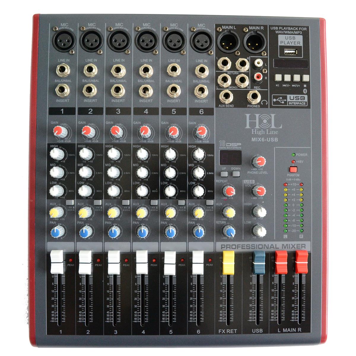 Mezcladora
MIX6 USB