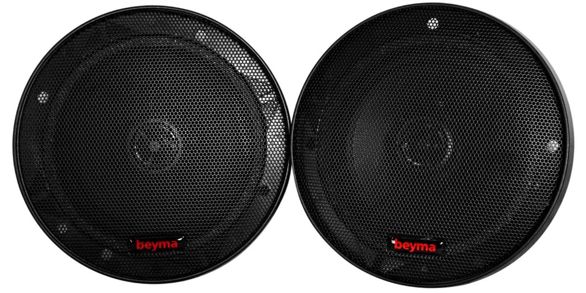 Bocine de 6 1/2" pulgadas para carro, potencia RMS: 50 watts, potencia pico: 150 watts, sensibilidad: 90 dB, SPL máximo: 89 dB, impedancia: 4 ohms, cono de polipropileno y suspensión de goma.