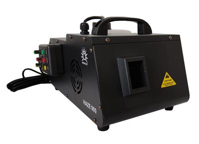 MAQUINA DE HUMO DE 900 WATTS DE TIPO HAZE DESCARGA CONTINUA CON REGULACION DE VOLUMEN Y TEMPORIZADOR 