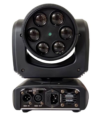 CABEZA MOVIL LED CALEIDOSCOPIO CON LASER VERDE MULTI PUNTO 