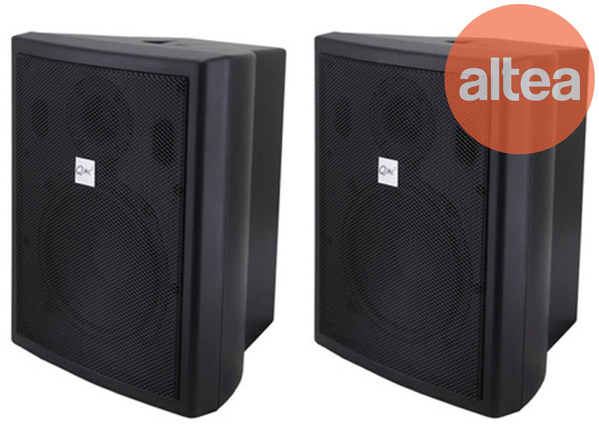 Jgo. QMC-50, (2 pzs, NEGRO) Bafle Pasivo para montaje, 30W