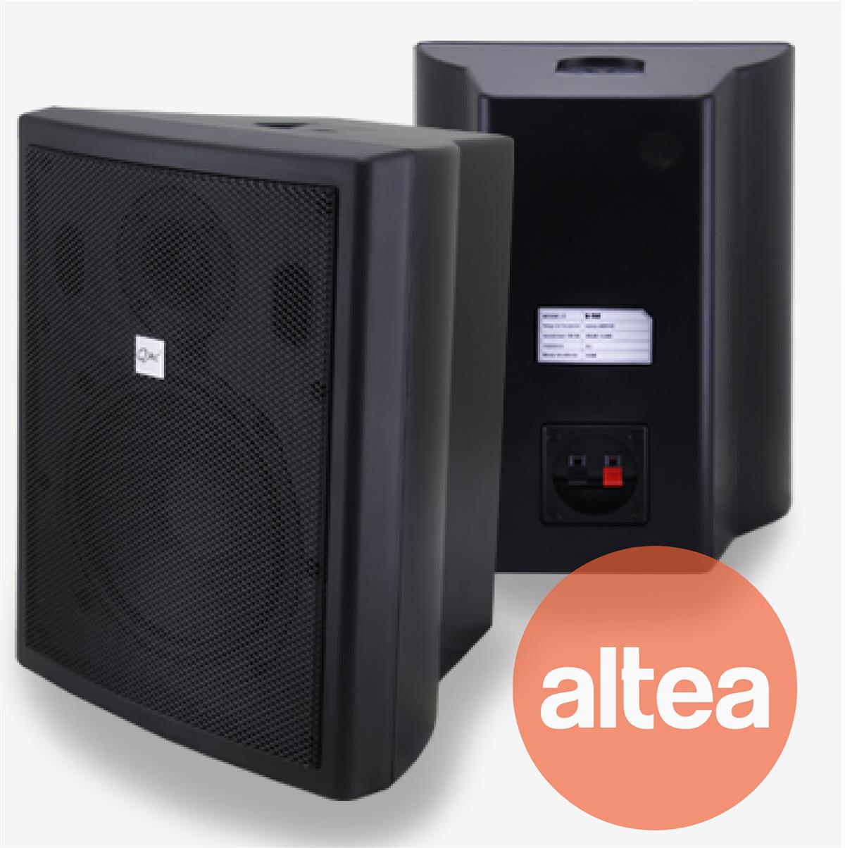 (2 pzs, NEGRO) Bafle Pasivo para montaje, 60W