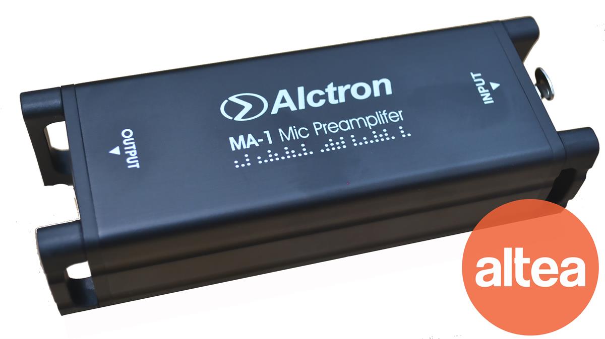 Preamplificador para micrófono.
opera con phantom power 48 v. 
Ideal para micrófonos tipo Ribbon  dinámicos