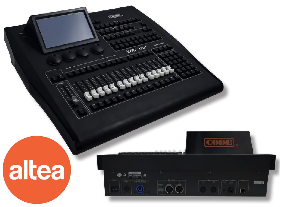 CONSOLA DE ILUMINACION
DMX 1024CH PANTALLA
TACTIL, CON CASE